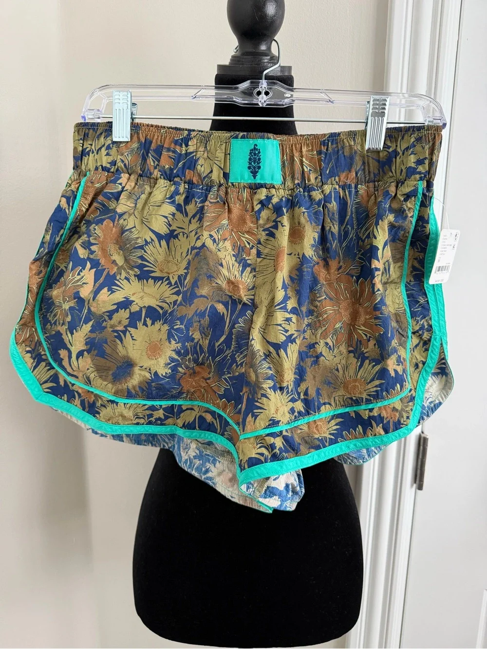 FP Movement Varsity Blues Printed Shorts Floral Camo - Picture 7 of 10